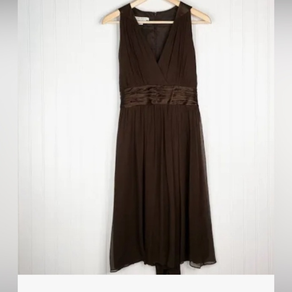 Rich Chocolate Sleeveless Dress